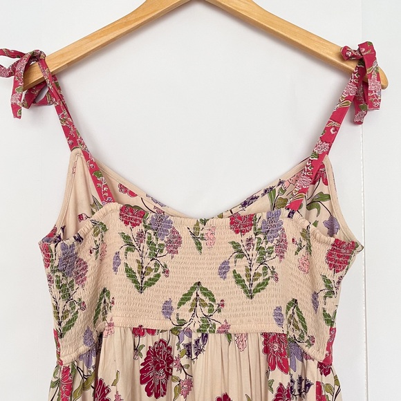 Patrons of Peace Floral Maxi Midi Dress Pockets Cottagecore Boho Size Medium - Picture 7 of 13